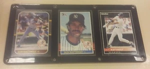 DON MATTINGLY 3 CARD PLAQUE, NEW YORK YANKEES - Picture 1 of 1
