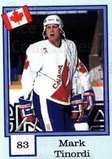 1992 Finnish Semic Stickers Snickers Backs #83 Mark Tinordi