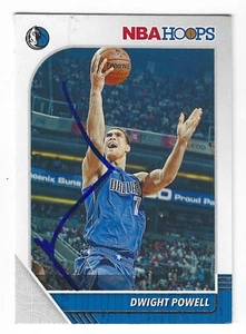 DWIGHT POWELL DALLAS MAVERICKS SIGNED CARD BOSTON CELTICS STANFORD CARDINAL - Picture 1 of 1