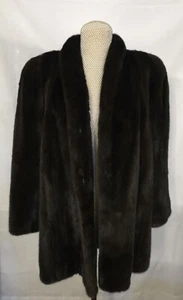 Vintage Women's Brown Mink Fur Coat - Picture 1 of 9