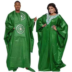 2024 neues afrikanisches Paar Kleid traditionelles besticktes Kleid - Bild 1 von 29