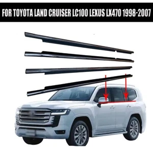 4X Car Window Weather Strip For Toyota Land Cruiser LC100 LEXUS LX470 1998-2007 - Picture 1 of 5