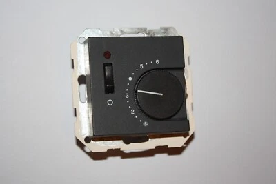 Gira System Standard 55 RTR Raumtemperaturregler Einsatz EBERLE 172258 anthrazit - Bild 1 von 2