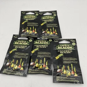 5-Pack Rod-N-Bobbs Tackle Beacon 1.5" Green Universal Beacons - Picture 1 of 3