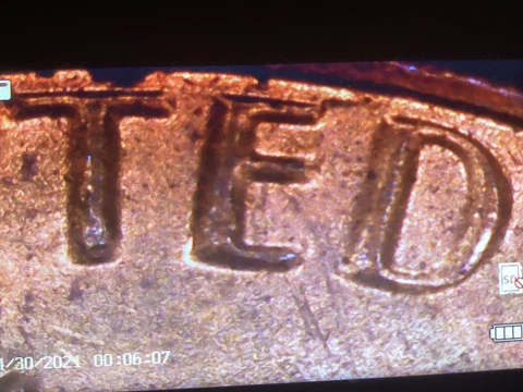 1982 D Lincoln Memorial Penny Error DDR-DOUBLED DIE REVERSE EXTREME Small Date Cover