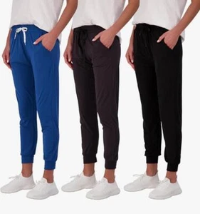 3 Pack: Women's Ultra-Soft Lounge Joggers Athletic-Plus Size 2X- Assorted Colors - Picture 1 of 1