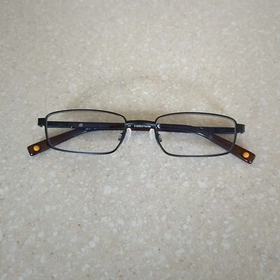 Marco óptico de metal rectangular marrón Timberland TB 1031 50-17-135 Foto 1 de 4