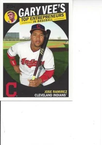 Topps Gary Vee's Top Entrepreneurs 2019 José Ramírez GV-5 Cleveland Indians - Imagen 1 de 1