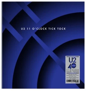 U2 11 O'CLOCK TICK TOCK RARE BLUE VINYL RSD LIMITED EDITON SEALED MINT - Picture 1 of 5