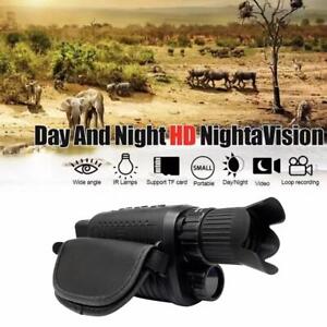 Monocular Night Vision Device Infrared 4/10x Digital Zoom Hunting Telescope D5