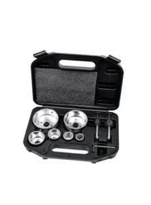 JUEGO DE SIERRAS DE OJO DE CERRADURA DE CARBIDE 9 PIEZAS HECHAS EN ALEMANIA - Imagen 1 de 4