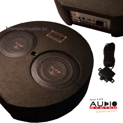 Audio System SUBFRAME R08 FLAT-2 ACTIV 2x20 Subwoofer Reserverad Reserveradmulde - Bild 1 von 3