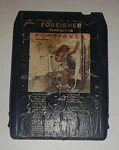 Foreigner Head Games 8 Track Tape Cartridge Vintage 1979 Untested Atlantic - Picture 1 of 4