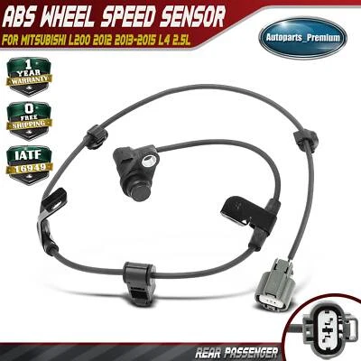 Rear Passenger ABS Wheel Speed Sensor for Mitsubishi L200 2012 2013-2015 L4 2.5L - Image 1 of 4