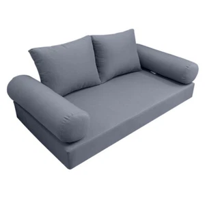 |SLIPCOVER ONLY|S1 Daybed Mattress Bolster Pillow Covers Knife Edge TwinXL AD001 - Picture 1 of 12