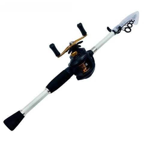 Fishing Set Casting/Spinning Rod and Reel Combo Portable Ultralight Travel New - Image 1 of 4