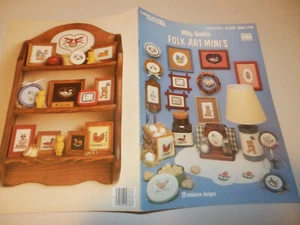 Milly Smith's Folk Art Minis Cross Stitch Leisure Arts 338 Pig Sheep Chicken NEW - Picture 1 of 1