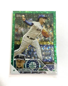 Luis Castillo 2023 Topps Series 2 #468 GREEN FOIL FOILBOARD SP /499 - Picture 1 of 2