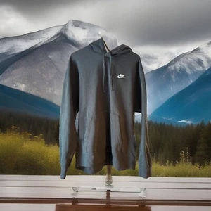 NIKE STANDARD FIT PARA HOMBRE X-LARGE SUDADERA CON CAPUCHA NEGRA SUÉTER BV2654 - Imagen 1 de 4