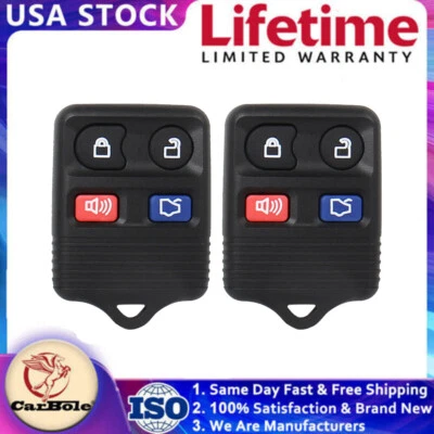 2x Chaveiro Controle Remoto de Carro para Ford Expedition Explorer 2004 2005 2006 2007 2008 2009 - Imagem 1 de 4