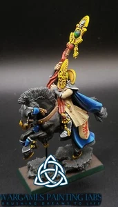 Handbemaltes Hochelfen-Afchmage WFB Sammlerfigur-Einheit für Wargame - Bild 1 von 6