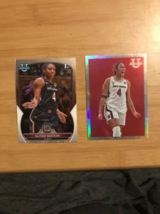 1° bowman U topps 2023 Aliyah boston 2009 retrò rosa - Foto 1 di 3