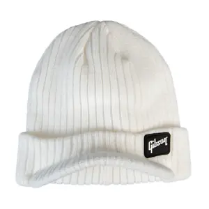 WHITE GIBSON Radar Knit Beanie Hat Knitted Beanie - Picture 1 of 2