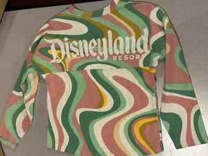 Disneyland Spirit Top Groovy Swirl Spiral Pastel Colors Sz Med 7/8 - Picture 1 of 7