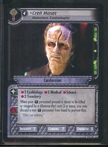 Star Trek CCG What You Leave Behind RARE 14R68 Crell Moset, Exobiologist - Picture 1 of 1