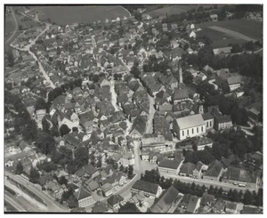 ZZ-2710/Leutkirch foto imagen aérea 15 x 13 cm aprox.1938 - Imagen 1 de 2