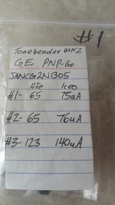 G.E. JANCG2N1305 PNP Germanium Transistors for Tonebender MKII circuits/NOS - Picture 1 of 2