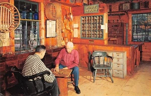 Miner Grant's Country Store Old Sturbridge Village, MA Checkers ca. 1950er Postkarte - Bild 1 von 2