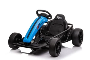 24V Drift Go Kart Kids Electric Ride On Racing Go Kart -Blue - Picture 1 of 6