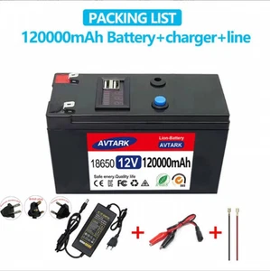 12V 120Ah Li-lon battery pack Rechargeable battery for energy electric vehicle - Picture 1 of 18