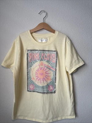 Abercrombie Kids Shirt - Butter Yellow Kids Shirt 11/12 Pink Floyd Shirt - Image 1 of 4