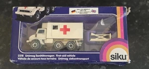 Siku Unimog Ambulance White Boxed Ref 2218 Rare Packaging - Picture 1 of 6