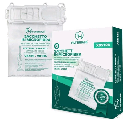 SACCHETTI FOLLETTO VK 135/136 + ALTA QUALITÀ PREMIUM NUOVO FOLLETTMANIA CUNEO