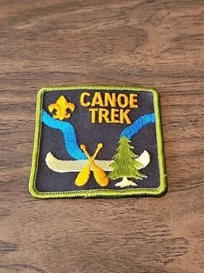 Vintage Boy Scouts Canoe Trek Patch BSA - Picture 1 of 2