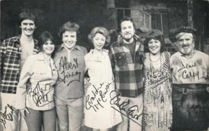 ALBERT FINNEY, Denholm Elliott... GLOBE THEATRE Cast of "Chez Nous" c.1960 MINT - Picture 1 of 2