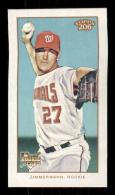 2009 Topps 206 Mini Piedmont #211 Jordan Zimmermann - Image 1 of 2