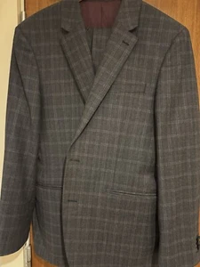 TM Lewin men’s Cashmere Wool Suit Grey - 43R - Picture 1 of 11