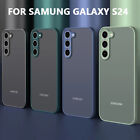 Matte For Samsung S24 S23 Ultra S21 S20 A54 A52 Cover ShockProof Hard Case