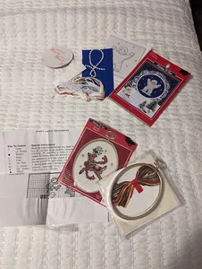 Vtg. Lot of 2 Cross Stitch Holiday Time~ #3061 Reindeer, #353002 Snowbabies - Picture 1 of 3