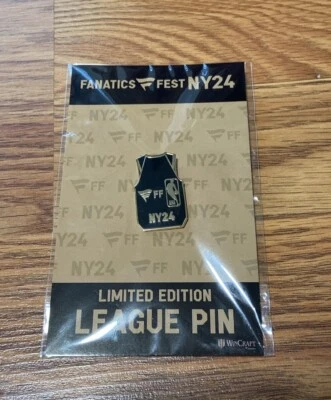 Fanatics Fest NY24 NBA LEAGUE Pin Limited Edition Wincraft FFNYC Collect /100 - Image 1 of 2