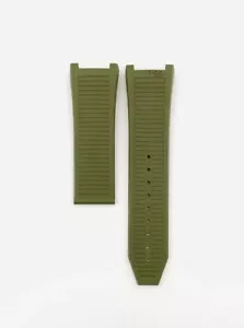 Salvatore Ferragamo , FQ201 , Olive Green Rubber , FQ2010013 , F80 , F-80 , FQ - Picture 1 of 12