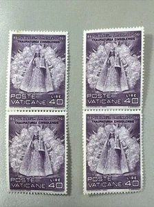 Vatican Stamp #Mi364 MNH 1961 Black Madonna - Two PAIRS - Picture 1 of 9