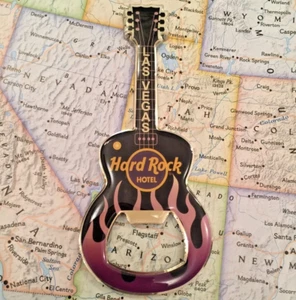 LAS VEGAS USA🎸HARD Rock HOTEL™️HRH® CITY OPENER GUITAR METAL MAGNET🎸RETAIL🎗 - Picture 1 of 1