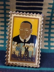 Authentic USPS-issued Martin Luther King Stamp Pins Holiday SALE! New Unopened - Picture 1 of 3