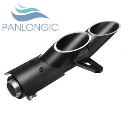 38mm-51mm Dual Outlet Motorcycle Exhaust Muffler Tail Pipe For Yamaha YZF-R6 US - Image 1 of 4