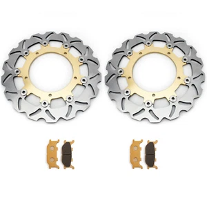 Front Brake Rotors Discs Pads For Yamaha MT-09 SP ABS 18-24 Tracer 900 GT 18-24 - Picture 1 of 10